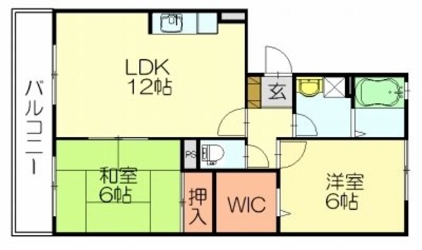 リバーコート志免の物件間取画像